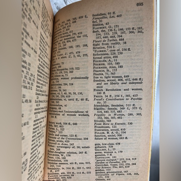 1970 The Second Sex by Simone de Beauvoir Paperback Bantam Vintage Book - Picture 11 of 11